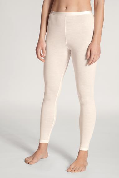 True Confidence leggings i ullsilke Light Ivory