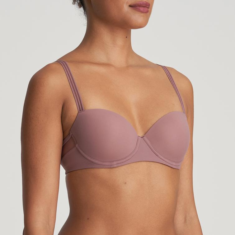 Marie Jo LOUIE padded balcony bra Satin Taupe