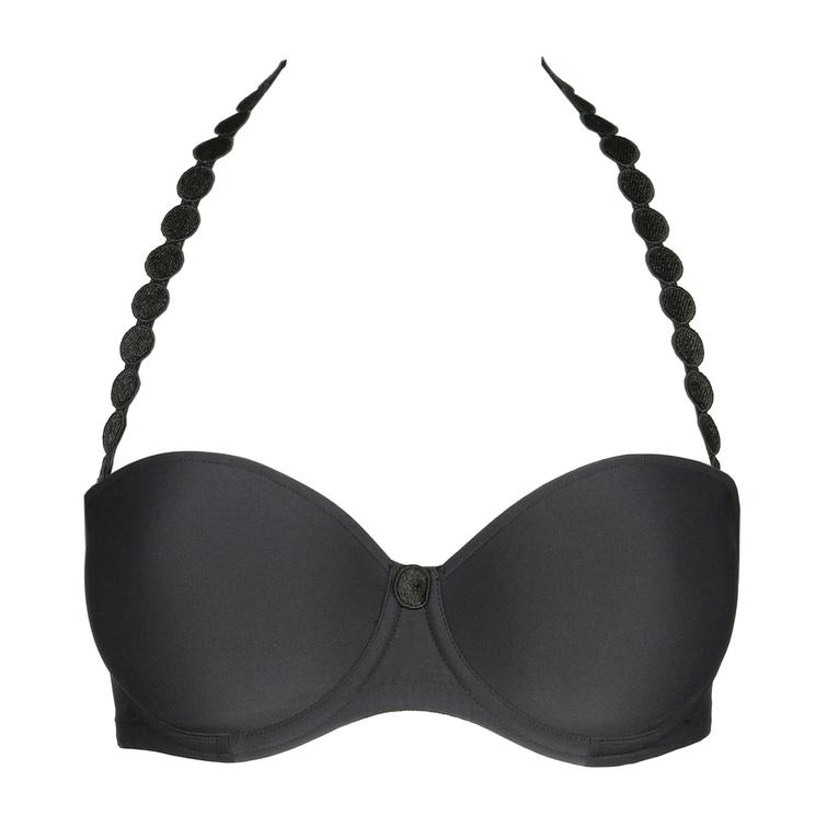 Marie Jo TOM padded strapless bra Charcoal