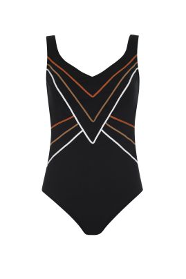 Sunflair swimsuit Black-Brown