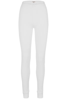 Lady Avenue Pure Silk leggings Off-white