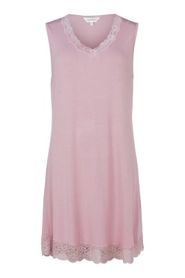 Lady Avenue nightdress with lace Lavender