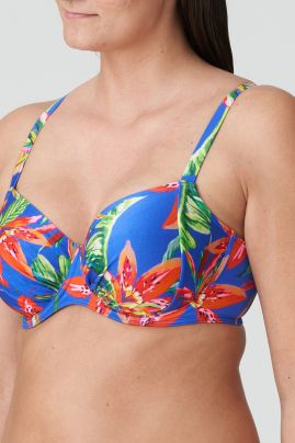 PrimaDonna Swim LATAKIA full cup bikini top Tropical Rainforest