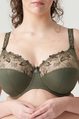 PrimaDonna DEAUVILLE full cup wire bra I-K cups Paradise Green