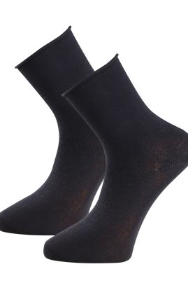 Trofe Bamboo Loose Fit носки свободной посадки черного цвета