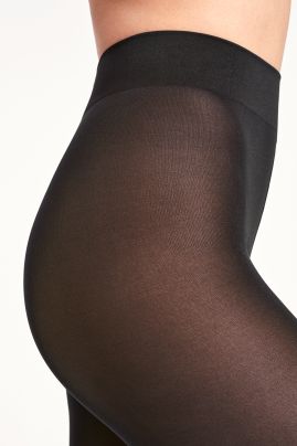 Wolford Velvet de Luxe 66 Comfort -sukkahousut Musta
