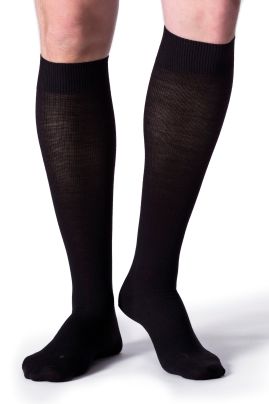 Men's Energizing Wool Knee-High Socks Black