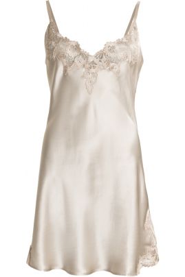 Pure Silk nightdress with lace Bailey