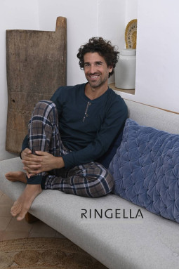 Ringella bomullspyjamas Blue