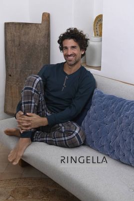 Ringella cotton pyjama Blue