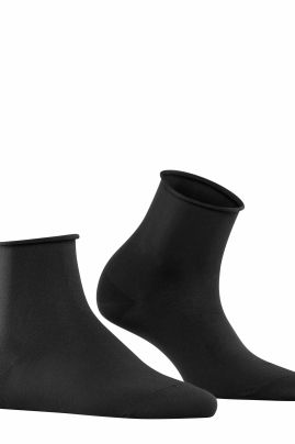 Falke Cotton Touch хлопковые носки черного цвета