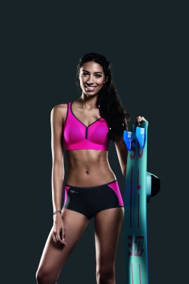 Air Control padded sports bra Pink/Anthracite
