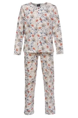 Trofé хлопковая пижама с цветочным принтом