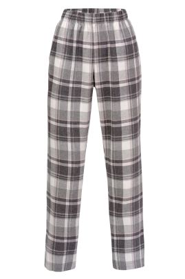 Trofé flannel pyjama grey-rose