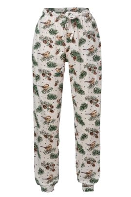 Trofé pyjama puuvillaa Luonnonvalkoinen