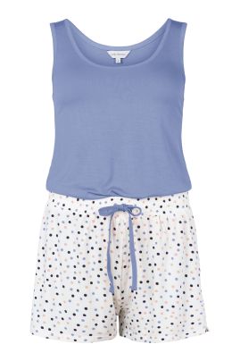 Lady Avenue shortspyjamas Dot Blue