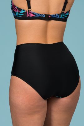 Trofé Magaluf muotoileva bikinihousu Musta/kuviollinen