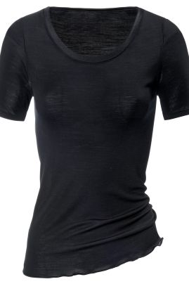 Calida True Confidence Т-футболка шерсть-шелк Черный