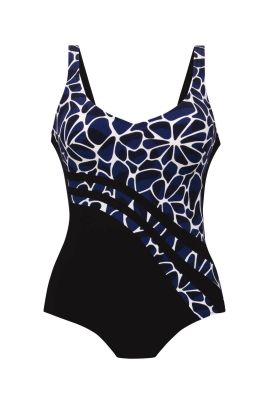 Anita Luella shaping swimsuit Black / Pool Blue