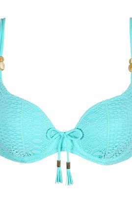 Marie Jo JULIA heartshaped bikini top Aruba Blue