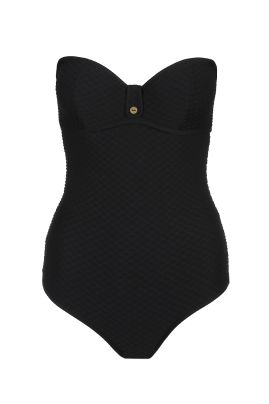 BRIGITTE padded strapless swimsuit Black