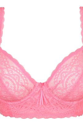 I Do longline plunge bra Happy Pink
