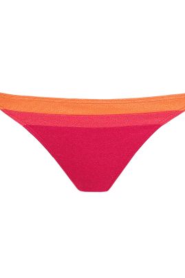 TANGER bikini briefs with waist ropes Pink Sunset
