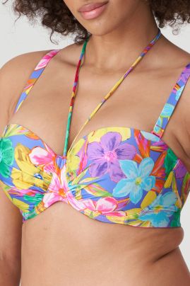 PrimaDonna Swim SAZAN strapless bikinitop Blue Bloom
