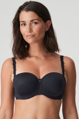 PERLE strapless bra Charcoal