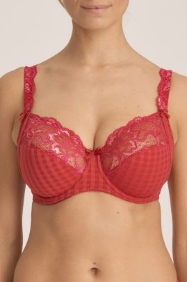 Madison full cup bra Persian Red