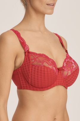 Madison full cup bra Persian Red